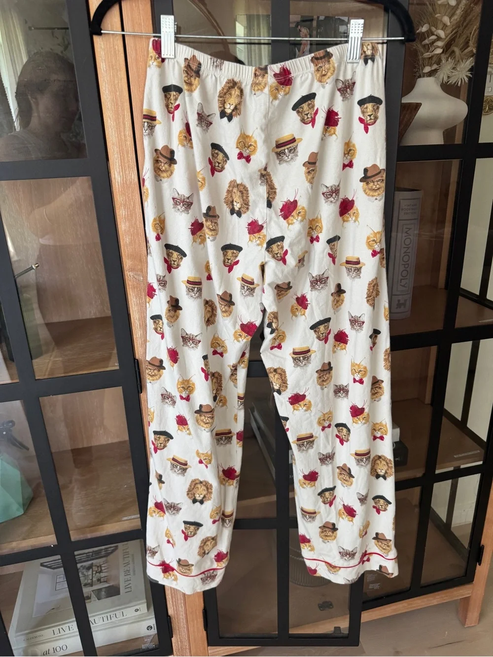 Bedhead pajamas cats funny print pants lions sunglasses hats novelty bowtie